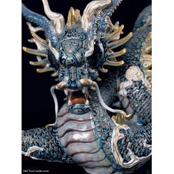 Lladro GREAT DRAGON (BLUE AND GOLDEN) 01001934