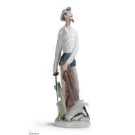 Lladro Don Quixote Standing up Figurine 01004854
