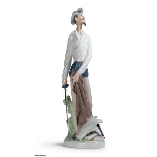 Lladro Don Quixote Standing up Figurine 01004854
