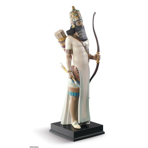 Lladro Assyrian Archer Sculpture. Limited Edition 01009169