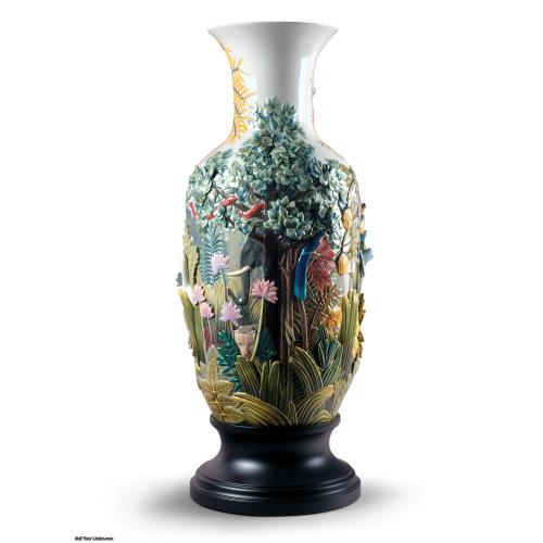 Lladro Paradise Vase Animal Life Figurine. Limited Edition 01002003
