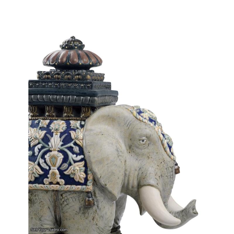 Siamese Elephant Sculpture. Limited Edition 01001937