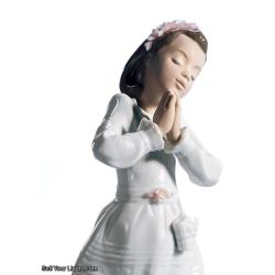 Lladro Communion Prayer Girl Figurine 01006089