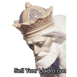 Lladro King Melchior Nativity Figurine-II 01005479