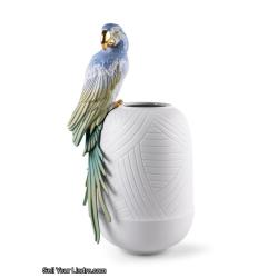 Lladro Macaw Bird Vase SKU 01009540