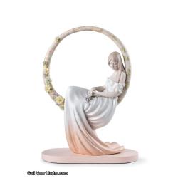Lladro In her Thoughts Woman Figurine 01009537