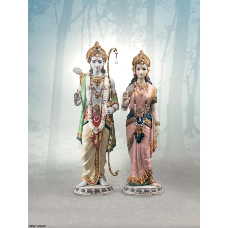 Lladro Rama and Sita Sculpture. Limited Edition 01001963