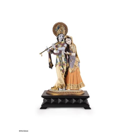 Lladro Radha Krishna Sculpture. Limited edition 01002015