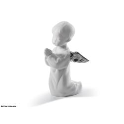 Angel Praying Angel Figurine. Silver Lustre 01007050