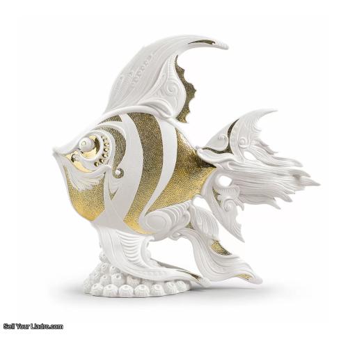 Lladro Angelfish Figurine. Limited Edition 01002011