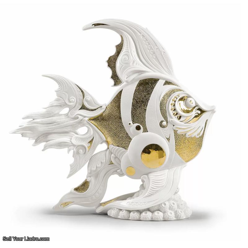 Lladro Angelfish Figurine. Limited Edition 01002011