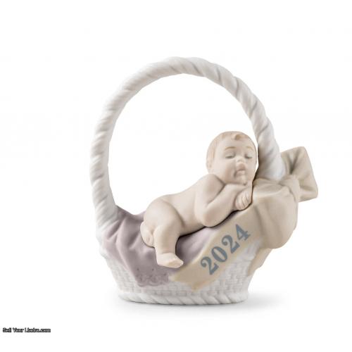 Lladro Born in 2024 Girl Figurine 01018483