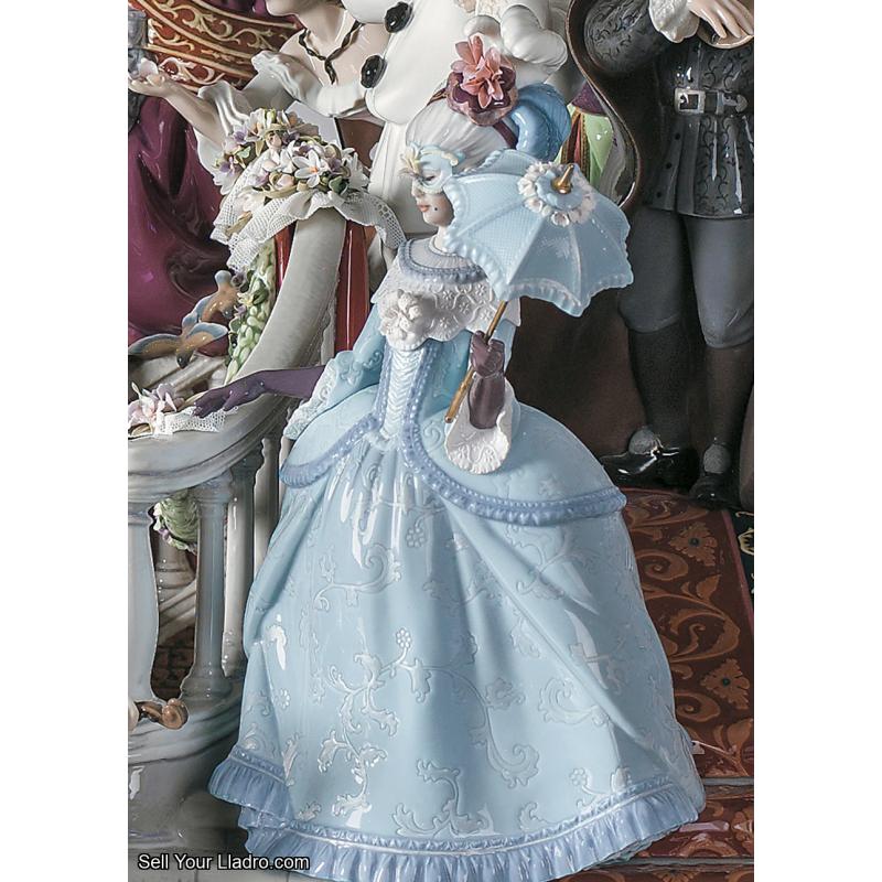 Lladro Carnival in Venice Sculpture. Limited Edition01001982