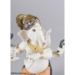 Lladro Dancing Ganesha Figurine. Limited Edition 01007183