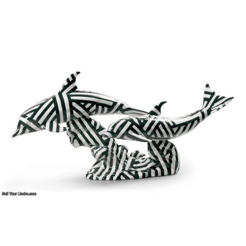 Dolphins' Dance Figurine Dazzle 01009162 Lladro