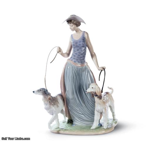 Lladro Elegant Promenade Woman Figurine 01005802
