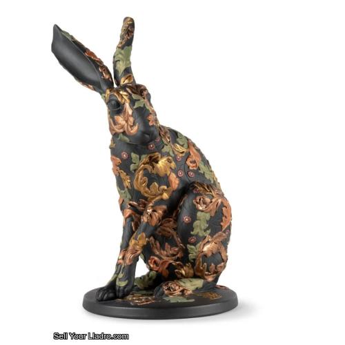 Lladro Forest Hare Sculpture. Limited Edition 01009583