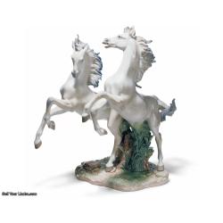 Lladro Free as The Wind Horses Sculpture Limited Edition 1001860