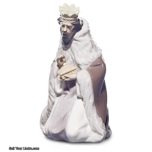 Lladro King Gaspar Nativity Figurine-II 01005480
