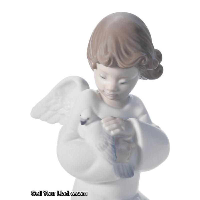 Lladro Loving Protection Angel Figurine 01008245