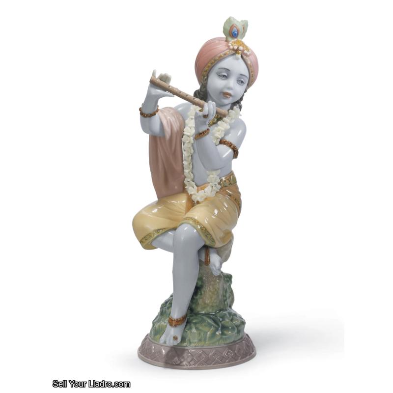 Lladro Lord Krishna Figurine 01008122
