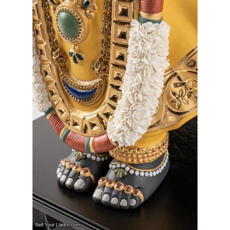 Lladro Lord Shrinathji Sculpture. Limited Edition 01002029