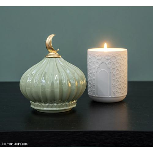 Lladro Majestic Nights candle A Secret Orient Porcelain candleholder