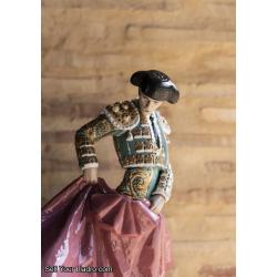 Matador Man Sculpture. Green Outfit. Limited Edition Lladro 01008730