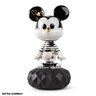Lladro Mickey in black and white Sculpture 01009601
