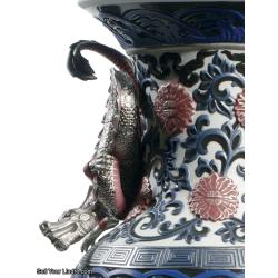 Lladro Oriental Vase Sculpture Red Limited Edition 01001954