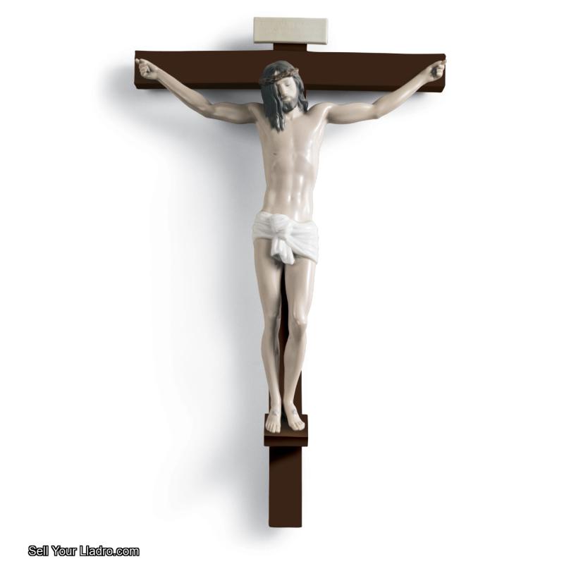 Lladro Our Saviour Crucifix Figurine Wall Art 01006912