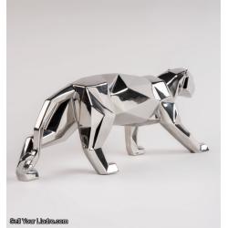 Lladro Panther (silver) Sculpture 01009591