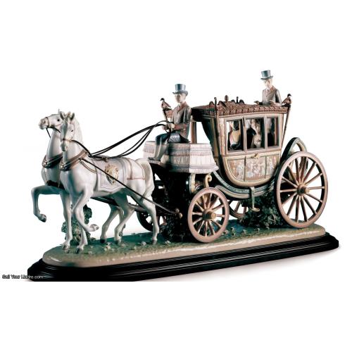 Lladro RETIRED Limited Edition Horses Carriage PRESENTING CREDENTIALS 01005911
