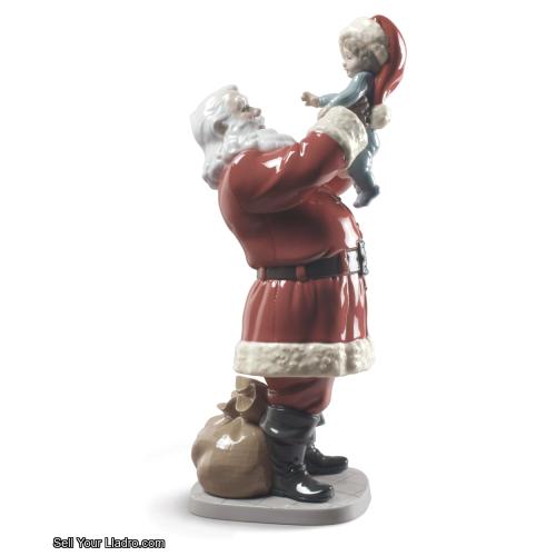 Lladro Merry Christmas Santa Figurine 01009254