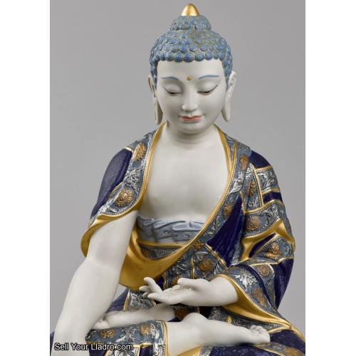 Shakyamuni Buddha Sculpture. Golden Lustre. Limited Edition 01012526
