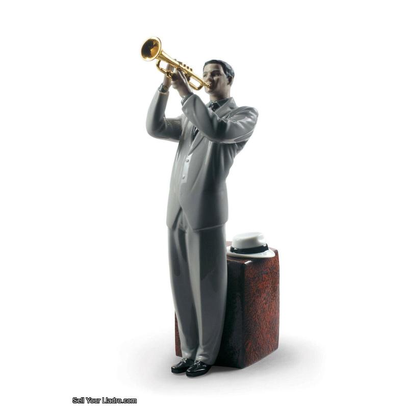 Lladro Jazz trumpeter 01009329