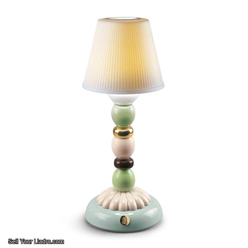 Palm Firefly Golden Fall Table Lamp. Green and Blue 01023793