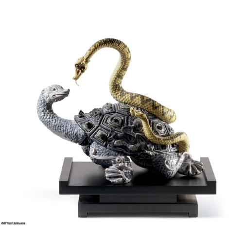 MYSTERIOUS SNAKE AND TURTLE 01008564 Lladro