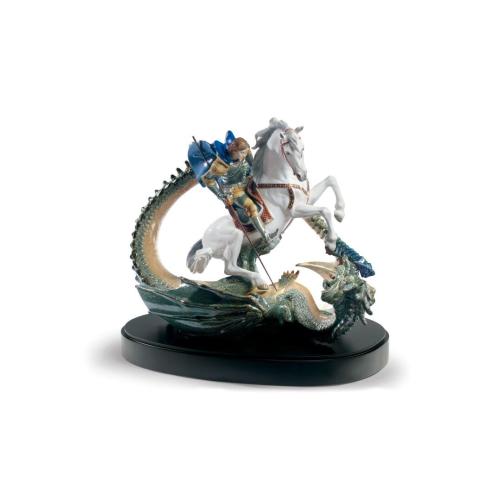 Saint George and The Dragon Sculpture. Limited Edition 01001975